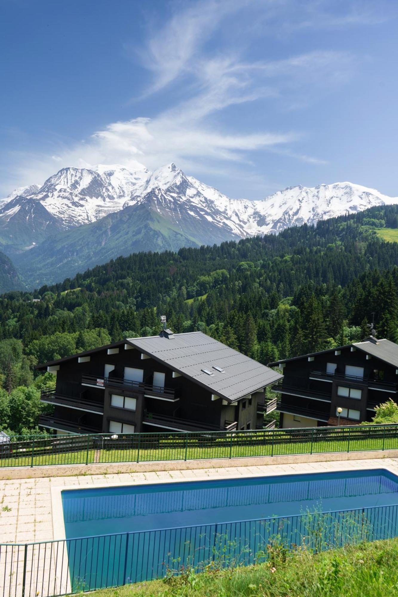Studio Cabine Au Loup Blanc Avec Vue Mont Blanc แซ็งต์-แฌร์เวส์-เลส์-แบ็งส์ ภายนอก รูปภาพ